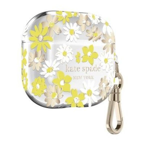 Kate Spade New York Protective AirPods (3rd generation) Case - Yellow Flora - Picture 4 of 5